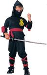 View Item Child Black Ninja Fancy Dress Costume Martial Arts Uniform Warrior Kids Boys